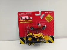 Tonka - Farm Truck & Trailer - Red Truck  and Yellow Tractor