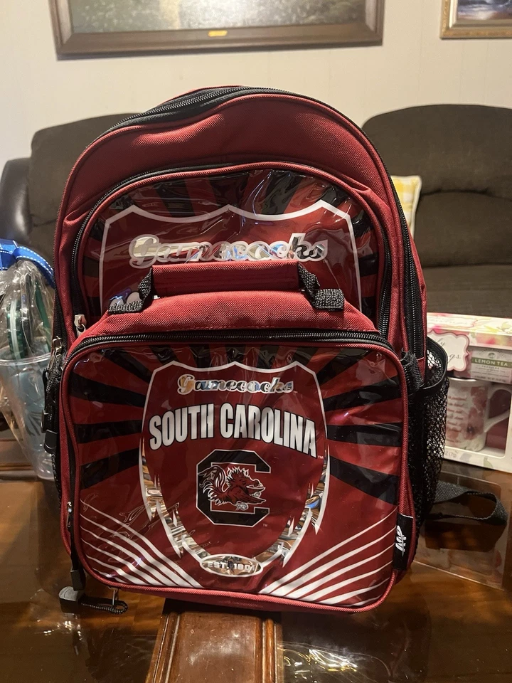 Juego de mochila y almuerzo aislado South Carolina Gamecocks para niños Foto 2 de 4