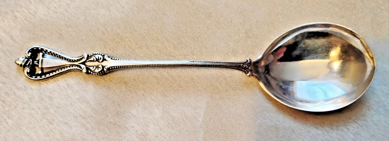 Thomas Long Co Sterling Sterling Sugar Spoon 925/1000