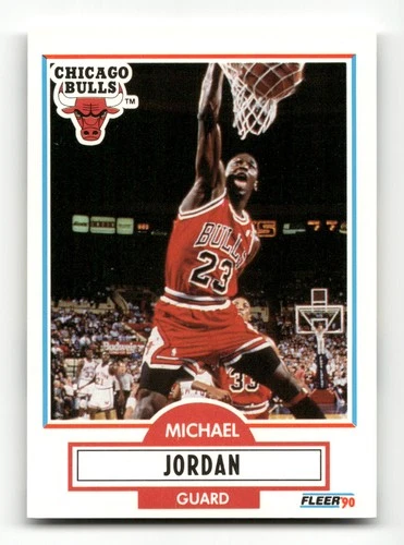 Michael Jordan 1990-91 Fleer #26 Chicago Bulls