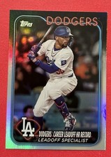 2024 Topps Update Series - Season Highlights Mookie Betts #US334 Rainbow Foil