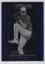 2023 Panini Chronicles Titan Blue Velocity Prizm 33/99 Emerson Hancock #12 0w8