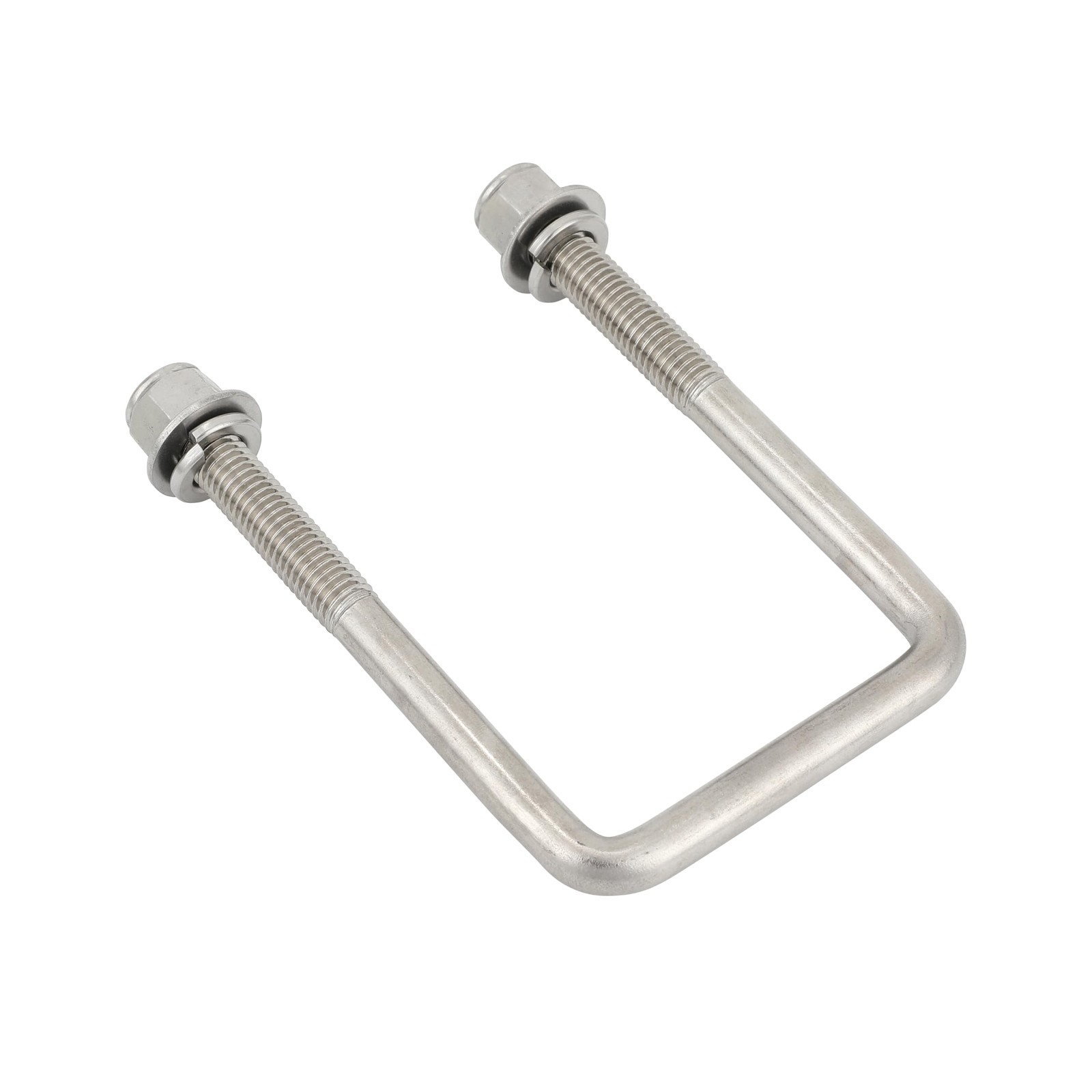 4Pack 1/2 x 3-1/16x 4-5/16 Stainless Steel U-Bolts, Square U-Bolt Boat Traile...