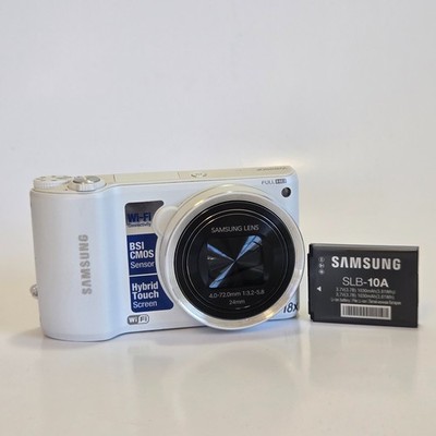 Samsung WB250F 14.2MP Smart Digital Camera 18x Touch Screen WiFi White