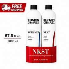 Keratin Complex Natural Keratin Smoothing Treatment Kit 67.7 oz 33.8 oz Each 