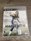 Madden NFL 15 (Sony PlayStation 3, 2014) CIB Complete Tested PS3 Video Game