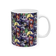 Nightmare Before Christmas Mug 11oz, Jack Skellington Halloween Cup