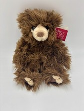 Russ Berrie Ewan Plush Bear Brown Shaggy Teddy Bear 10 Stuffed Animal w Tag