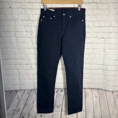 American Giant Roughneck Stretch Canvas Straight Pants Mens 30x32 Blue NWOT