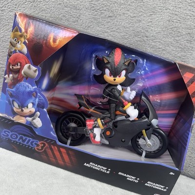 5'' SHADOW MOTORCYCLE Sonic the Hedgehog 3 Movie Jakks Pacific SEGA New NIB