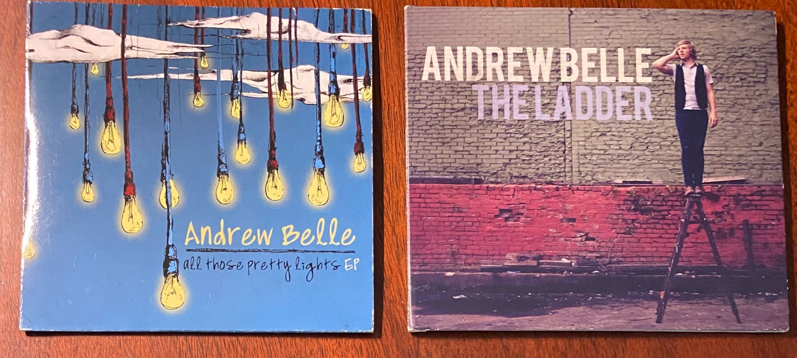 [2 CD Lot] Andrew Belle - All Those Pretty Lights & The Ladder CDs