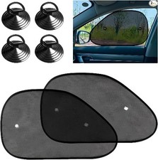 2PCS Car Side Window Sun Shade, 25.6" 15" Side Window Sun Shade Blocker with Su