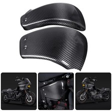 Motorcycle Battery Side Fairing Covers Carbon Fiber Side Battery Covers for M8