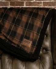 Dixxon Flannel Co. “The Hive” Sherpa Blanket Throw 60W x 72L