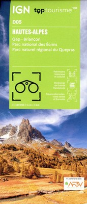 5 Hautes-Alpes | 1:100000 | (Land-)Karte | IGN Top 100 départemental | 2024