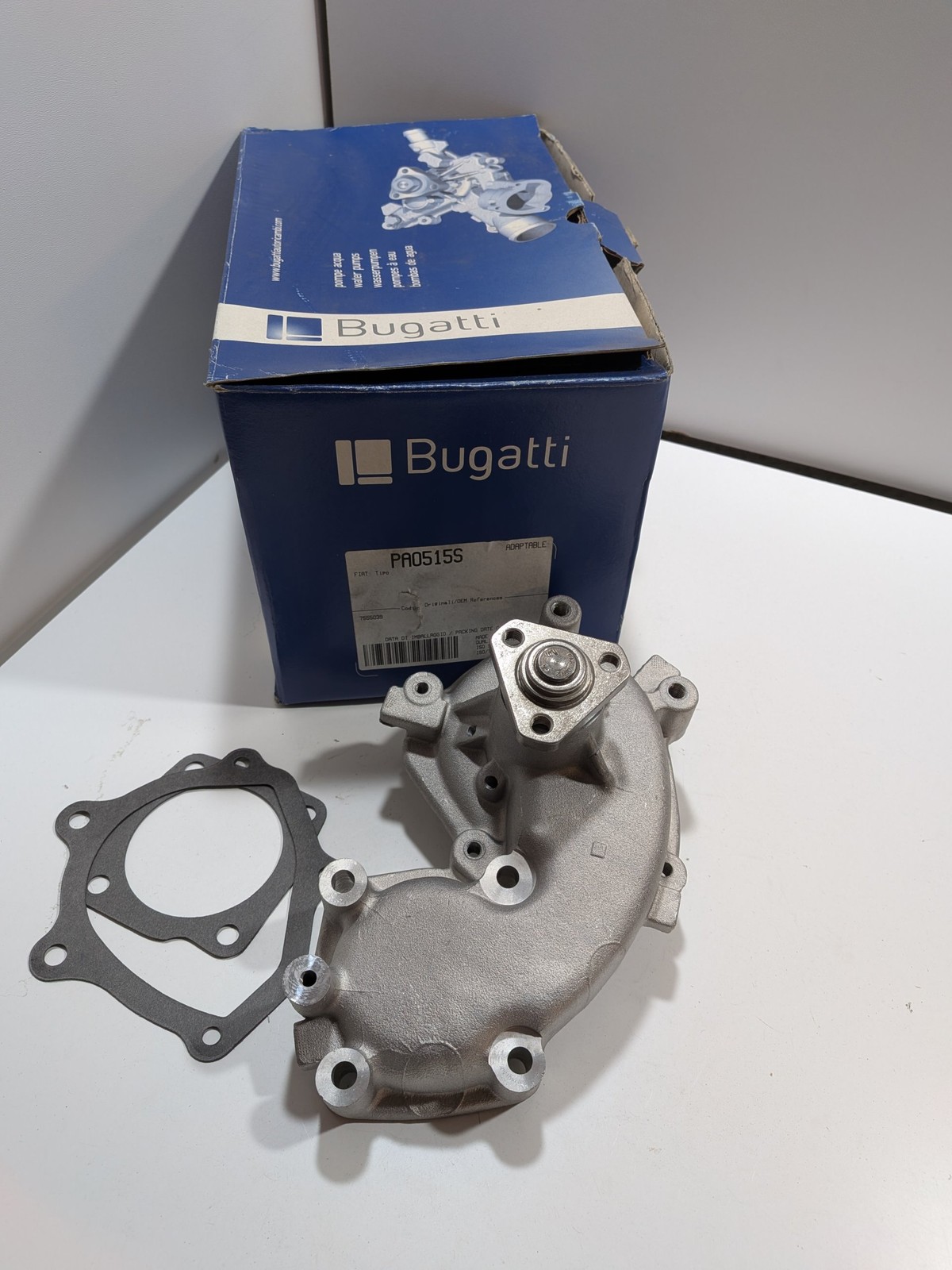 Pompe à eau Alfa 145 et Fiat Tipo 1.9 TD en alliage aluminium