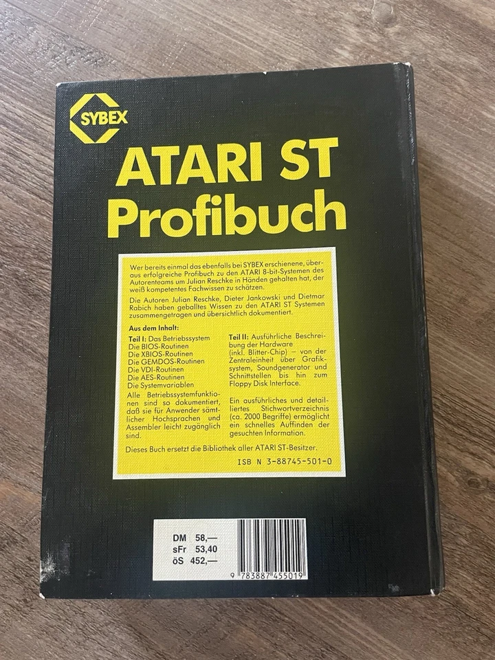 ATARI ST - Profibuch Sybex - Bild 2 von 4