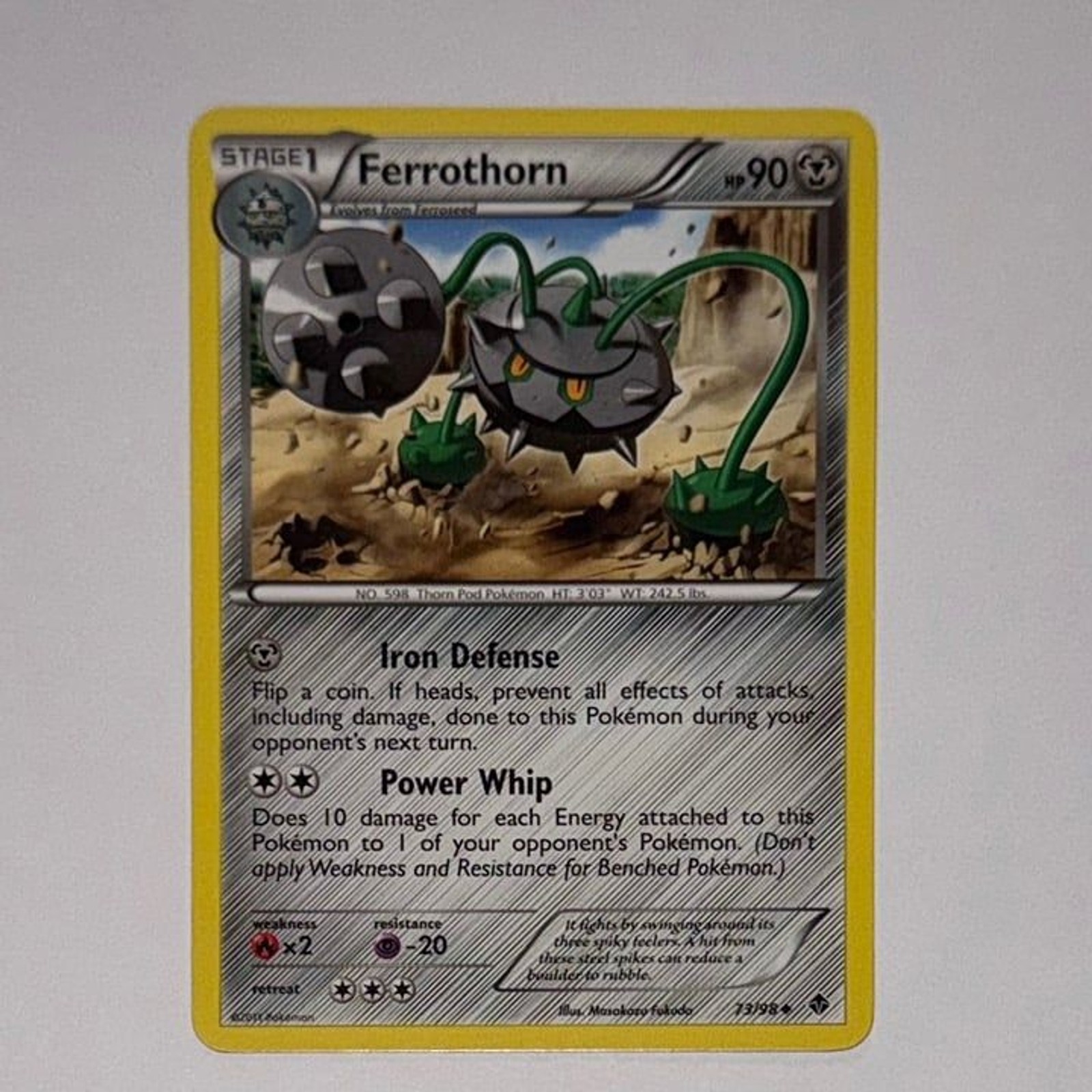 Pokémon Card: Ferrothorn 73/98 (Pokemon Emerging Powers)