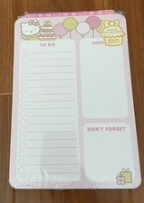 Hello Kitty Desk Note Pad w/ Tear Off Sheets, Gel Pen - Special Collection