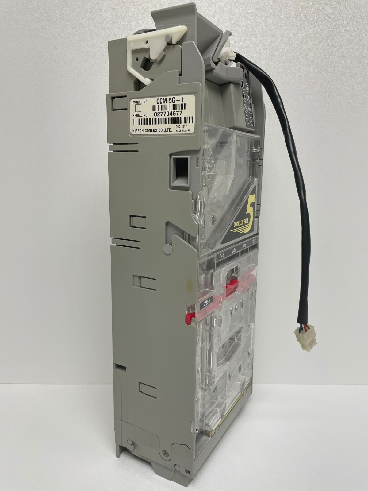 Conlux CCM 5G-1 MDB COIN MECH COIN ACCEPTOR *COMPLETELY REBUILT*