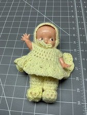 Vintage Irwin Plastic Kewpie Doll with yellow...