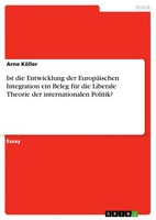 Arne KöLler | Ist Die Entwicklung Der EuropäIschen Integration Ein Beleg FüR...