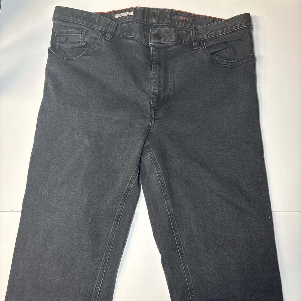 Pantalones de mezclilla Alberto para hombre 38x36 negros calce regular lujo T400 elásticos (36x34) Foto 2 de 4