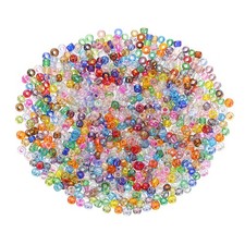 2000 Pcs Glass Seed Beads 2mm Mini Glass Seed Spacer Bead Colorful