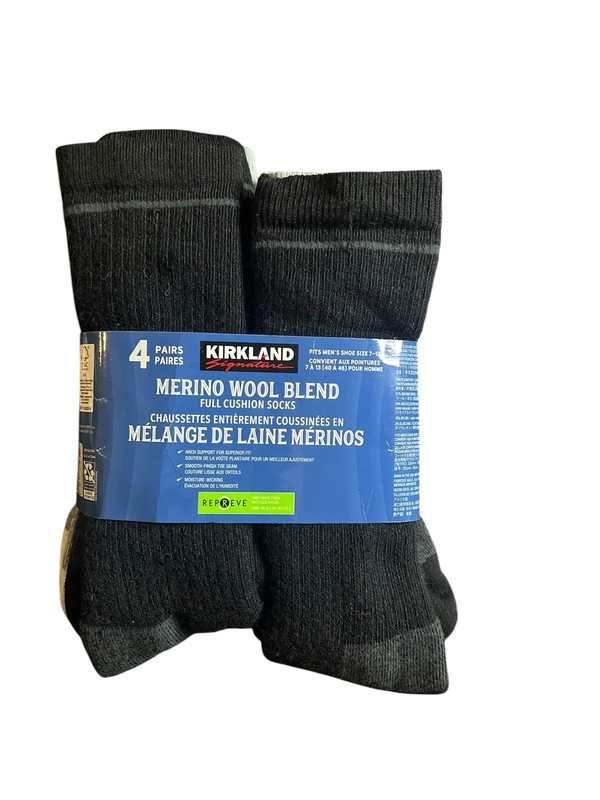 Costco Merino Wool Socks - Highly rated Buy It For Life recommendation