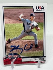 2019 Panini USA Baseball Stars & Stripes SIGNED #32 Riley Cornelio