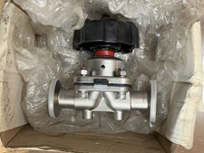 GEMU 673 Manual Diaphragm Valve DN25 1" Tri-Clamp 316L Body PTFE/EPDM NEW 6 bar