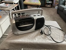Durabrand CT-995 AM/FM Cassette Recorder, AC/DC Tested  Working Silver Vintage