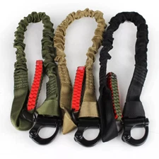 Tactical Quick Release Safety Lanyard Retractable Retention Lanyards Gun Sling