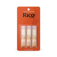 Mint D'Addario Rico RJA0320 Alto Saxophone Reed 3-Pack, Strength 2.0