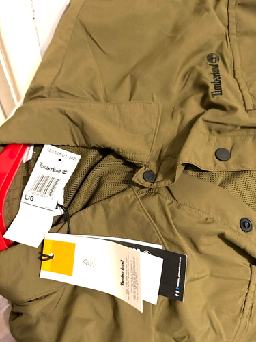 Timberland Men's Army Green Lined Twin Pocket Utility Overshirt £145 Authentic - Picture 8 of 9