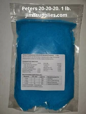 Peter's 20-20-20 General Purpose Fertilizer with Micro Nutrients. 2 pounds.