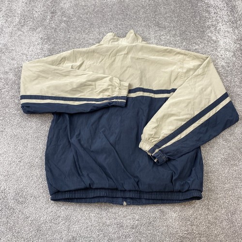 Croft & Barrow Sport Windbreaker Jacket Men's Small Long Sleeve Navy Poly Blend - Picture 4 of 7