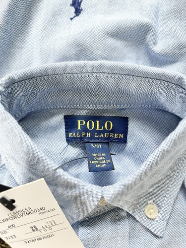 【NWT】Polo Ralph Lauren kids Oxford shirt - Picture 7 of 7