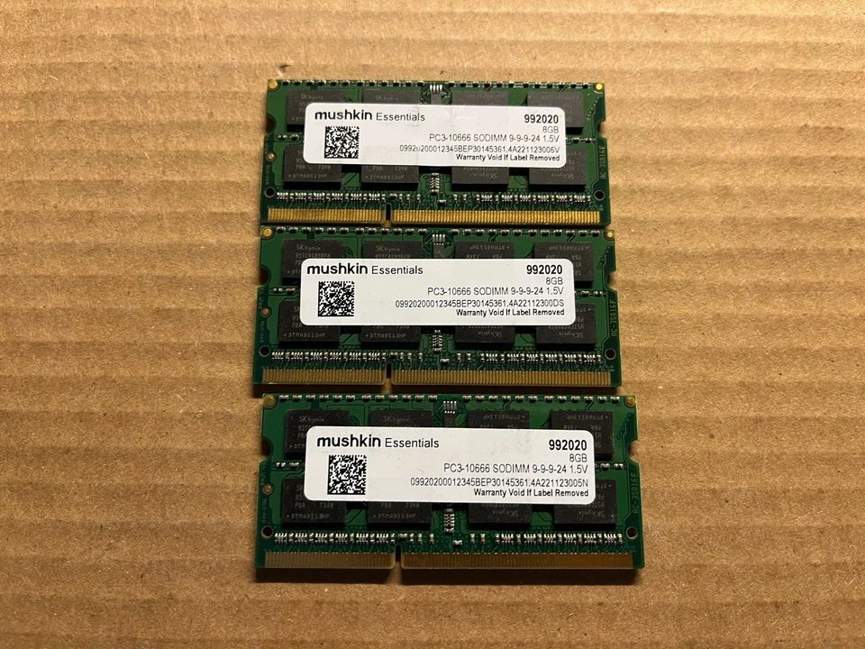 MUSHKIN ENHANCED ESSENTIALS 8GB 204-PIN DDR3 SO-DIMM 992020 V7-1(4) - Image 2 of 3