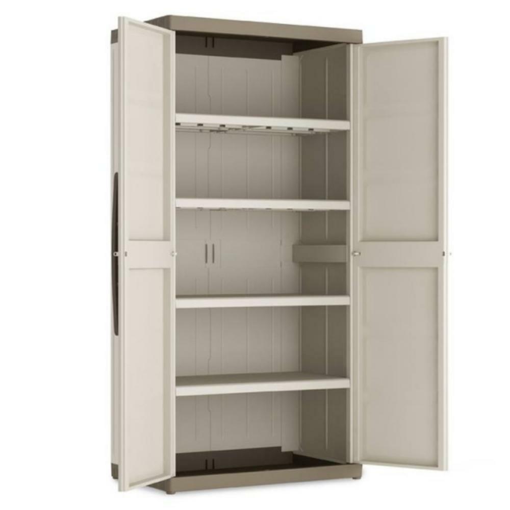 Armadio in resina plastica Tuttopiani 2 ante alto EXCELLENCE XL 54x89x182 cm