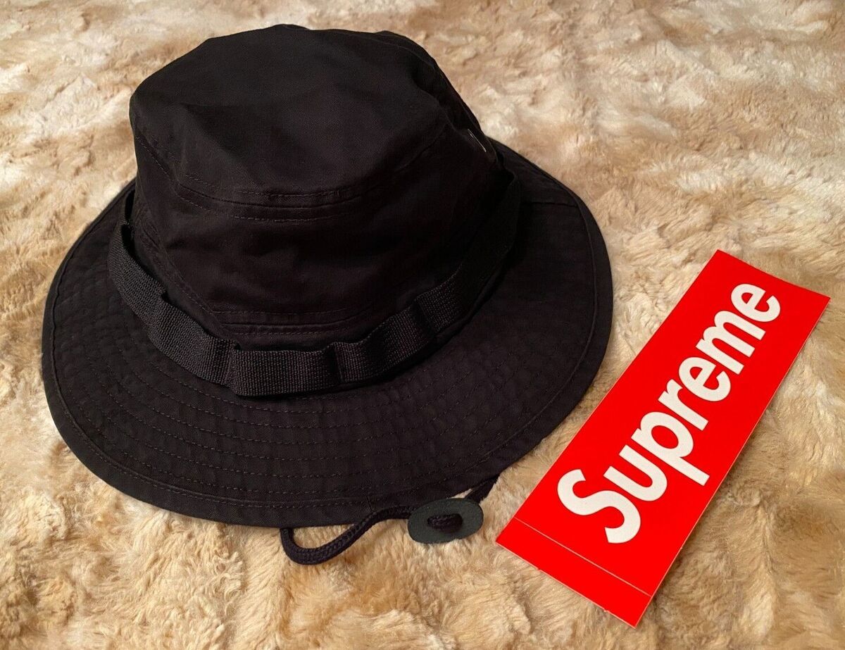 Supreme Military Boonie BLACK FW21 - SIZE S/M - NEW Supreme Military Boonie BLACK FW21 - SIZE S/M - NEW