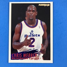 Chris Webber 1994-95 Fleer Card #387 Washington Bullets