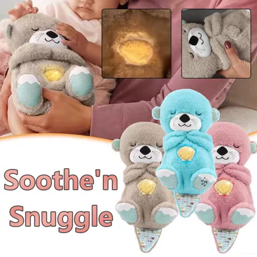 Bear Breathing Musical Soothing Dolls Sleep Toys Anxiety Relief Plush Toys Gifts - Picture 4 of 92