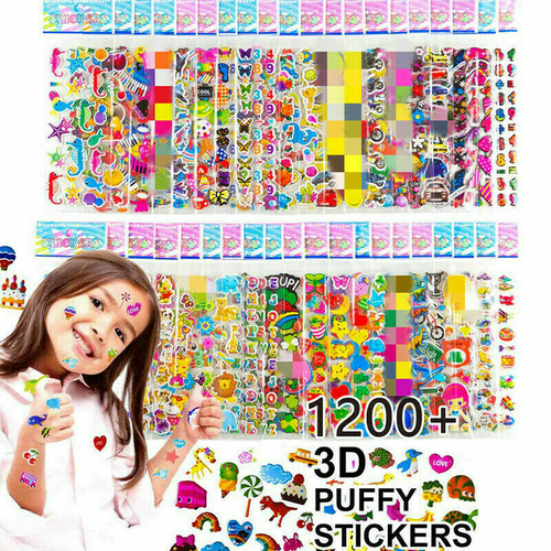 2023 Children Toy Random 1 sheet Stickers Teacher Rewards Cute newCute Gift - Picture 1 of 5