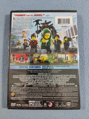 NEW SEALED NINJAGO THE LEGO MOVIE DVD DAVE FRANCO JACKIE CHAN OLIVIA MUNN