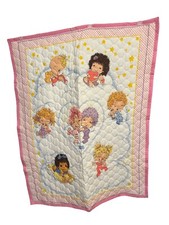 Vtg 1980s Hugga Bunch Crib Quilt Lap Throw Excellent Cond Huggins Patootie Rare