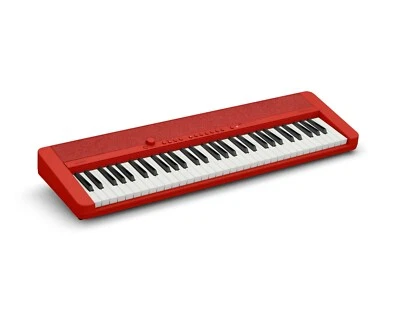 Casio CT-S1 RD Keyboard 61 tasten Farbe Rot Casio Keyboard CT-S1 - Bild 1 von 4