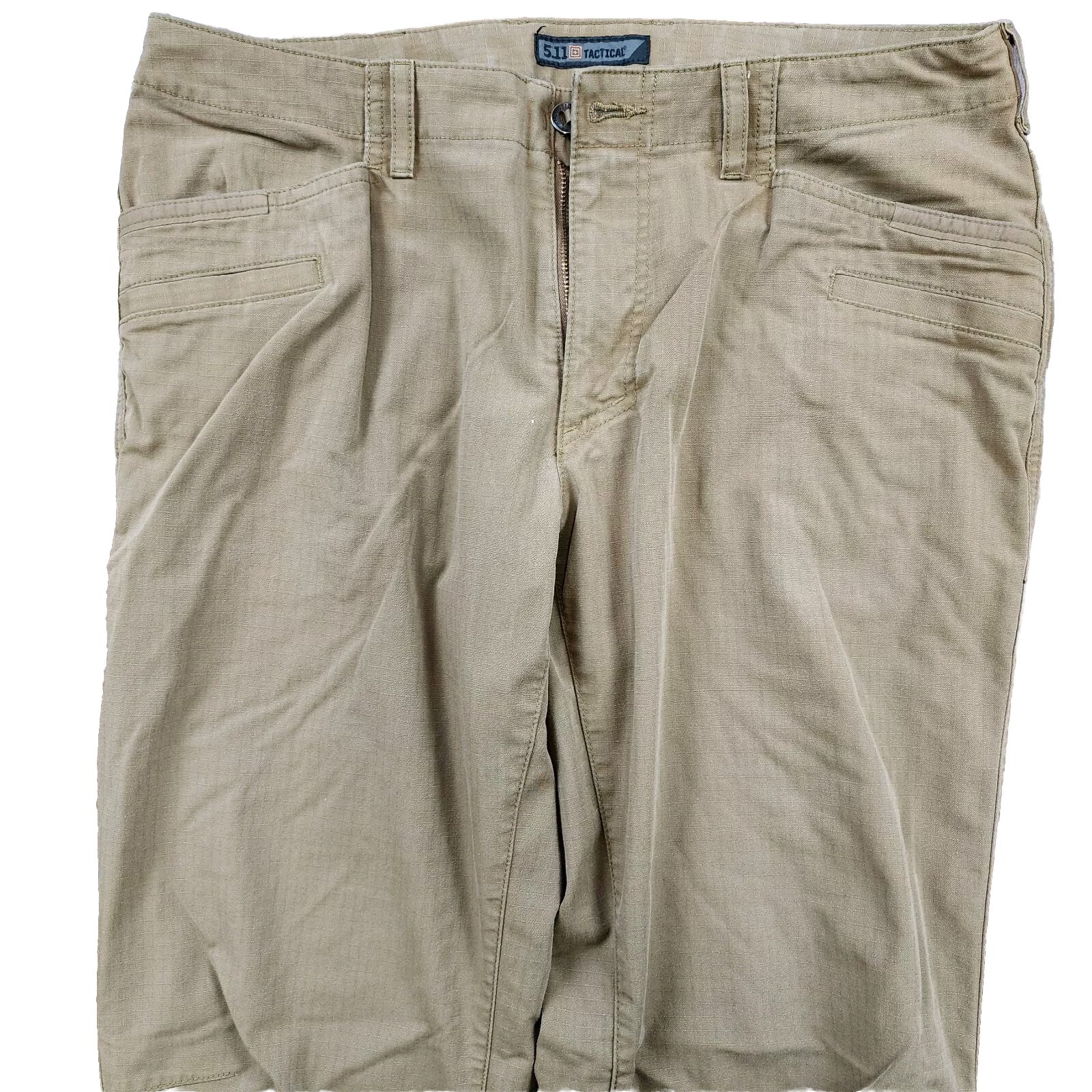 5.11 Tactical Cargo Pants Mens 36 X 32 Brown Flex Ripstop Knee Gusset Combat