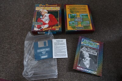 Greg Norman's Ultimate Golf von Gremlin ~ originalverpacktes Amiga-Spiel sehr guter Zustand