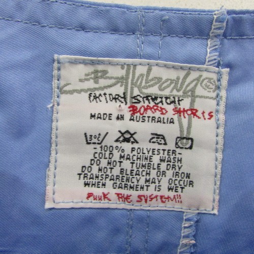 Vintage Billabong Board Shorts Mens W35 Blue Beach Swim Made in Australia - Picture 5 of 8